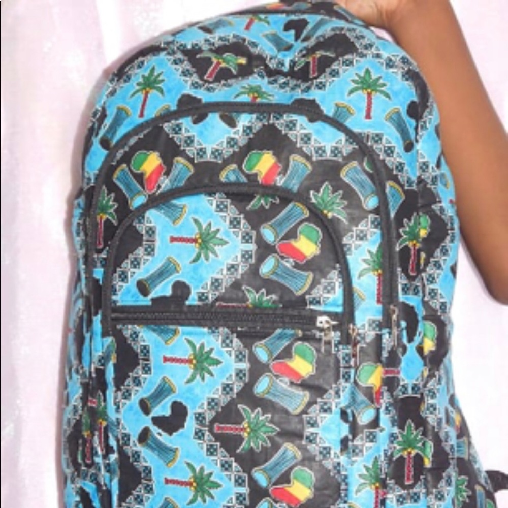 Beautiful African Wax Print Backpack